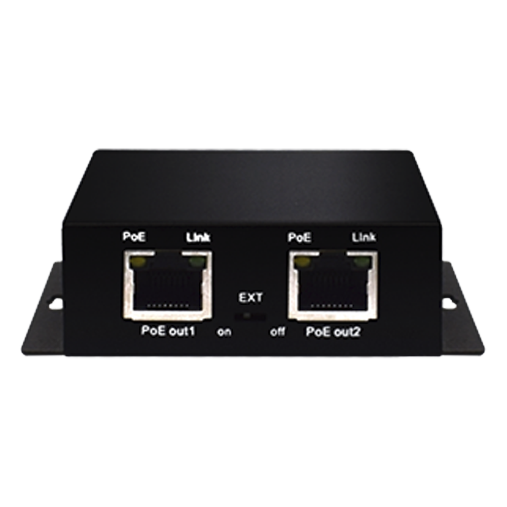 Inyector PoE Industrial / Extensión 250 m (820.2 ft) / 3 Puertos 10/100 Mbps / 802.3 af/at 30W / Sin Ventiladores / -40 a 75°C WI-TEK - Imagen 2