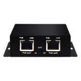 Inyector PoE Industrial / Extensión 250 m (820.2 ft) / 3 Puertos 10/100 Mbps / 802.3 af/at 30W / Sin Ventiladores / -40 a 75°C WI-TEK - Imagen 2