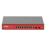 Switch Administrable Capa 2 de 8 puertos 10/100/1000 PoEaf/at + 2 x SFP Gigabit, con respaldo para energía solar WI-TEK - Imagen 1