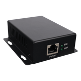 Inyector PoE Industrial / Entrada 9-42 Vcc / Salida 48V PoE 802.3af/at / Dual RJ45 10/100/1000 Mbps / Rango -20℃ a 70℃ WI-TEK - Imagen 2