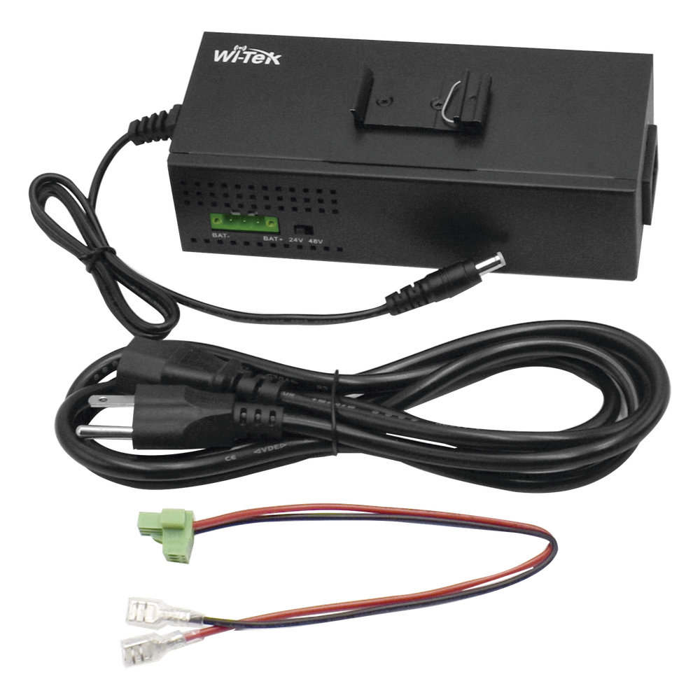 Inyector PoE industrial / Con UPS No-Break / Cuenta con 2 Puertos Gigabit (1 PoE 24/48V pasivo) / Salida DC 12V WI-TEK - Imagen 5