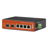 Switch Industrial PoE++ / 8 Puertos Gigabit PoE + 2 SFP Combo / PoE 802.3bt 60W / PoE Pasivo 24V / Rango -40°C a 80°C / Alcance 250 m (820 ft) WI-TEK - Imagen 1