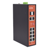 Switch Industrial PoE++ y pasivo de 24V, no administrable con 8 puertos Gigabit + 2 SFP combo WI-TEK - Imagen 1