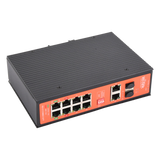Switch Industrial PoE++ y pasivo de 24V, no administrable con 8 puertos Gigabit + 2 SFP combo WI-TEK - Imagen 5