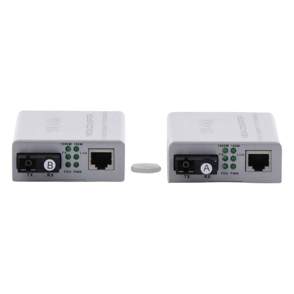 Convertidor de Medios / Alcance 20 km / 1 Puerto SC/UPC 1000 Mbps / 1 Puerto RJ45 1000 Mbps / Longitud de Onda Tx 1310nm Rx 1550nm / Par A y B WI-TEK - Imagen 3