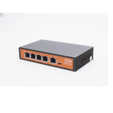 Switches PoEWI - TEKWIPE51GExtensor PoE 4 Puertos Gigabit 802.3af/at Entrada 90W Alcance 250m No Administrable WI - TEK WIPE51G - SILYMX