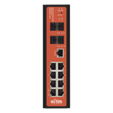 Switch Industrial Administrable PoE / 8 Puertos / PoE Mixto 24V/48V / 802.3bt 60W / -40°C a 80°C / DIN Rail WI-TEK - Imagen 3