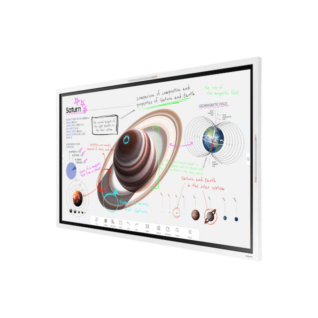 Pizarra Interactiva Digital / 55" 4K UHD (3840x2160) / Touch IR 20 Puntos / Whiteboard 4 Usuarios Simultáneos / Tizen 9.0 / WiFi / VESA 400x400 SAMSUNG ELECTRONICS - Imagen 1