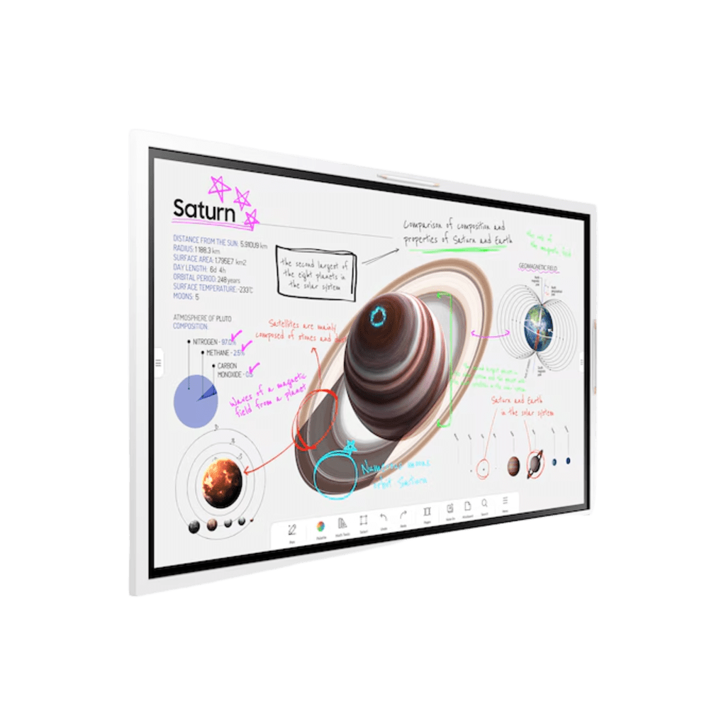 Pizarra Interactiva Digital / 55" 4K UHD (3840x2160) / Touch IR 20 Puntos / Whiteboard 4 Usuarios Simultáneos / Tizen 9.0 / WiFi / VESA 400x400 SAMSUNG ELECTRONICS - Imagen 2