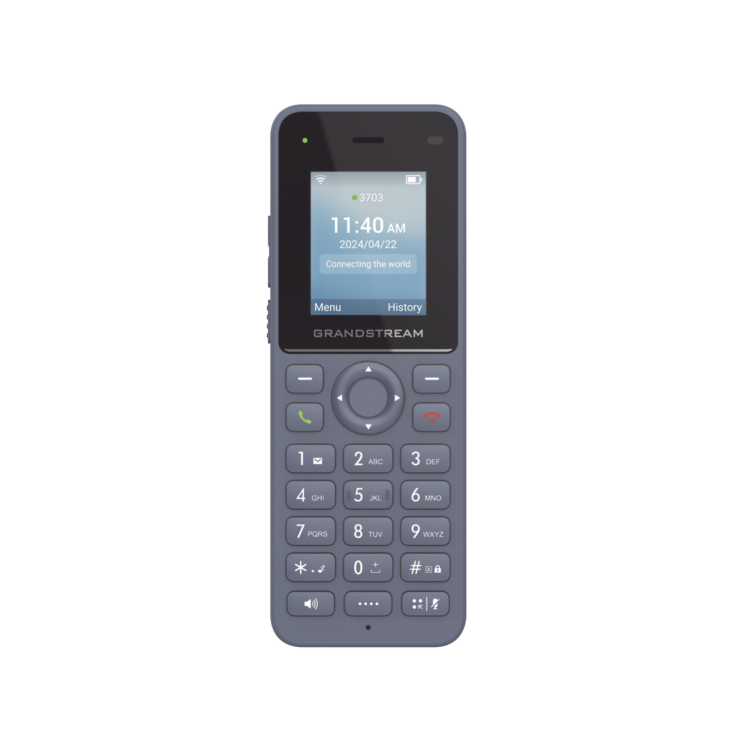 Teléfono IP inalámbrico Wi-Fi, portátil, 2 líneas, 2 cuentas SIP, Voz HD, Bluetooth, Puerto USB tipo C GRANDSTREAM - Imagen 3