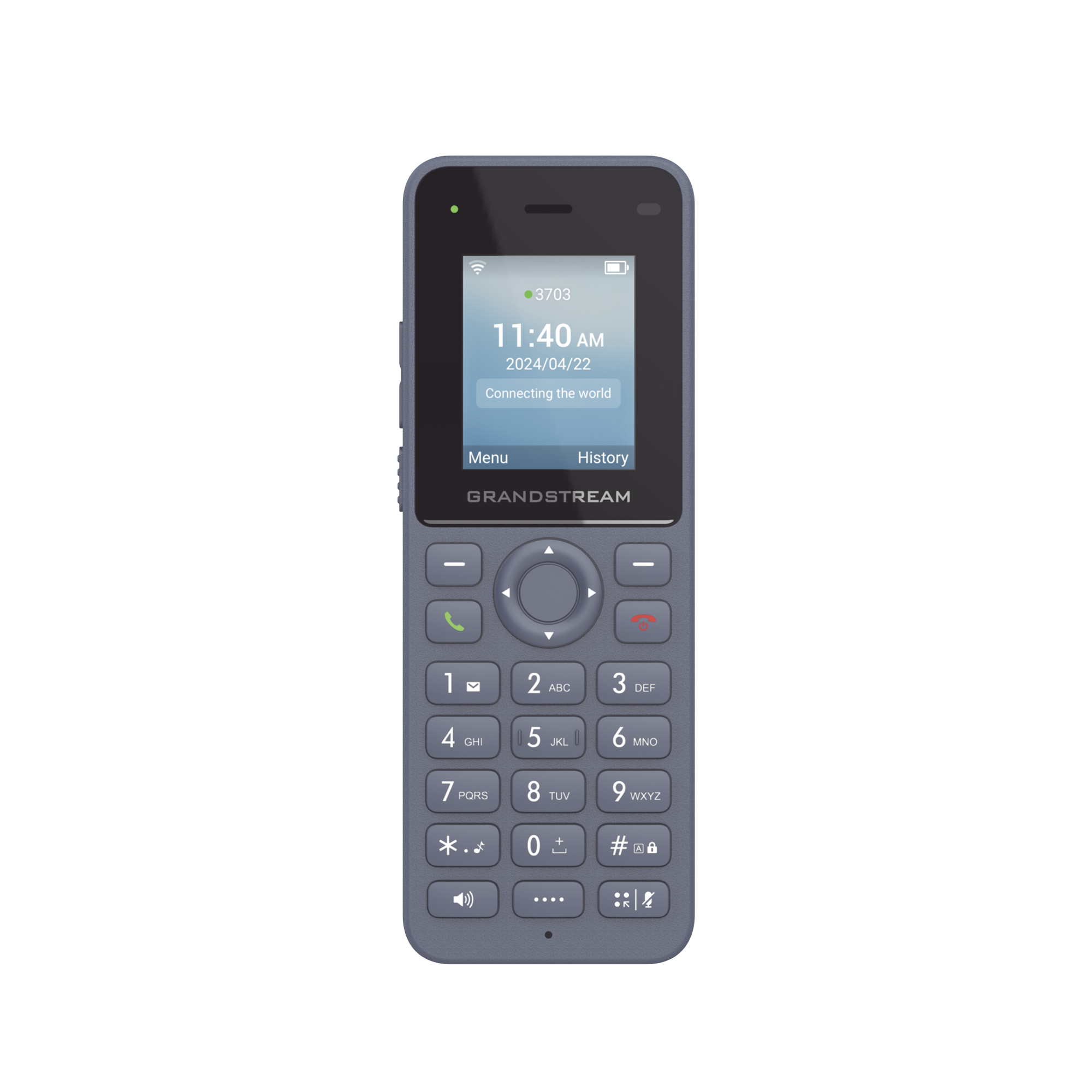 Teléfono IP inalámbrico Wi-Fi, portátil, 2 líneas, 2 cuentas SIP, Voz HD, Bluetooth, Puerto USB tipo C GRANDSTREAM - Imagen 3
