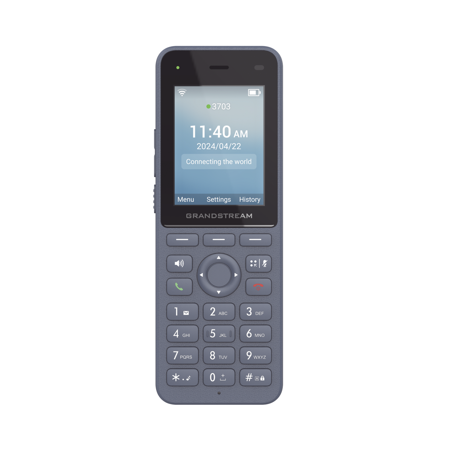 Teléfono IP inalámbrico Wi-Fi, Portátil, 3 cuentas SIP, 3 líneas, Voz HD, Bluetooth integrado, Puerto USB tipo C GRANDSTREAM - Imagen 3