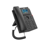Teléfonos IPFANVILX303PTeléfono IP Empresarial 4 Líneas SIP Pantalla Color 2.4" PoE Conferencia Opus Fanvil X303P - SILYMX