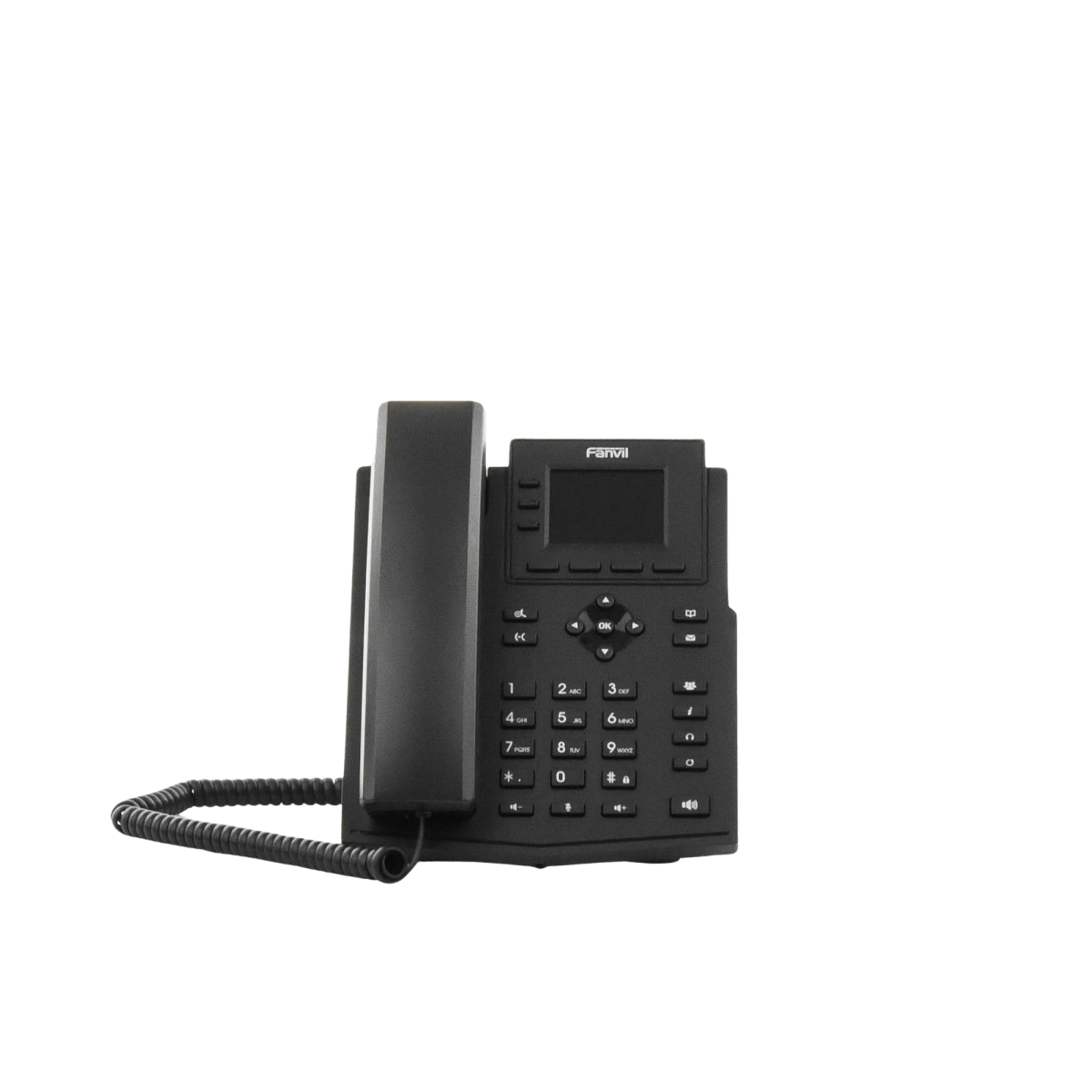 Teléfonos IPFANVILX303PTeléfono IP Empresarial 4 Líneas SIP Pantalla Color 2.4" PoE Conferencia Opus Fanvil X303P - SILYMX
