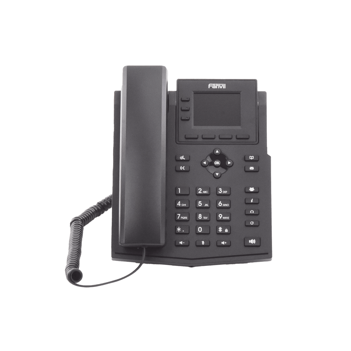 Teléfonos IPFANVILX303WTeléfono IP Wi - Fi 4 Líneas SIP Pantalla Color 2.4" Opus PoE Conferencia 3 Vías Fanvil X303W - SILYMX