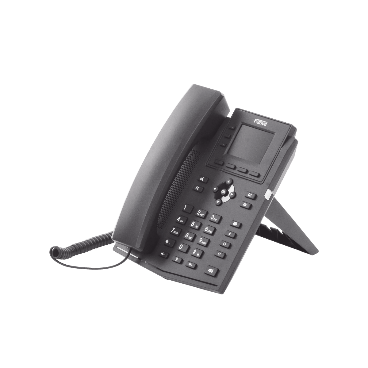 Teléfonos IPFANVILX303WTeléfono IP Wi - Fi 4 Líneas SIP Pantalla Color 2.4" Opus PoE Conferencia 3 Vías Fanvil X303W - SILYMX