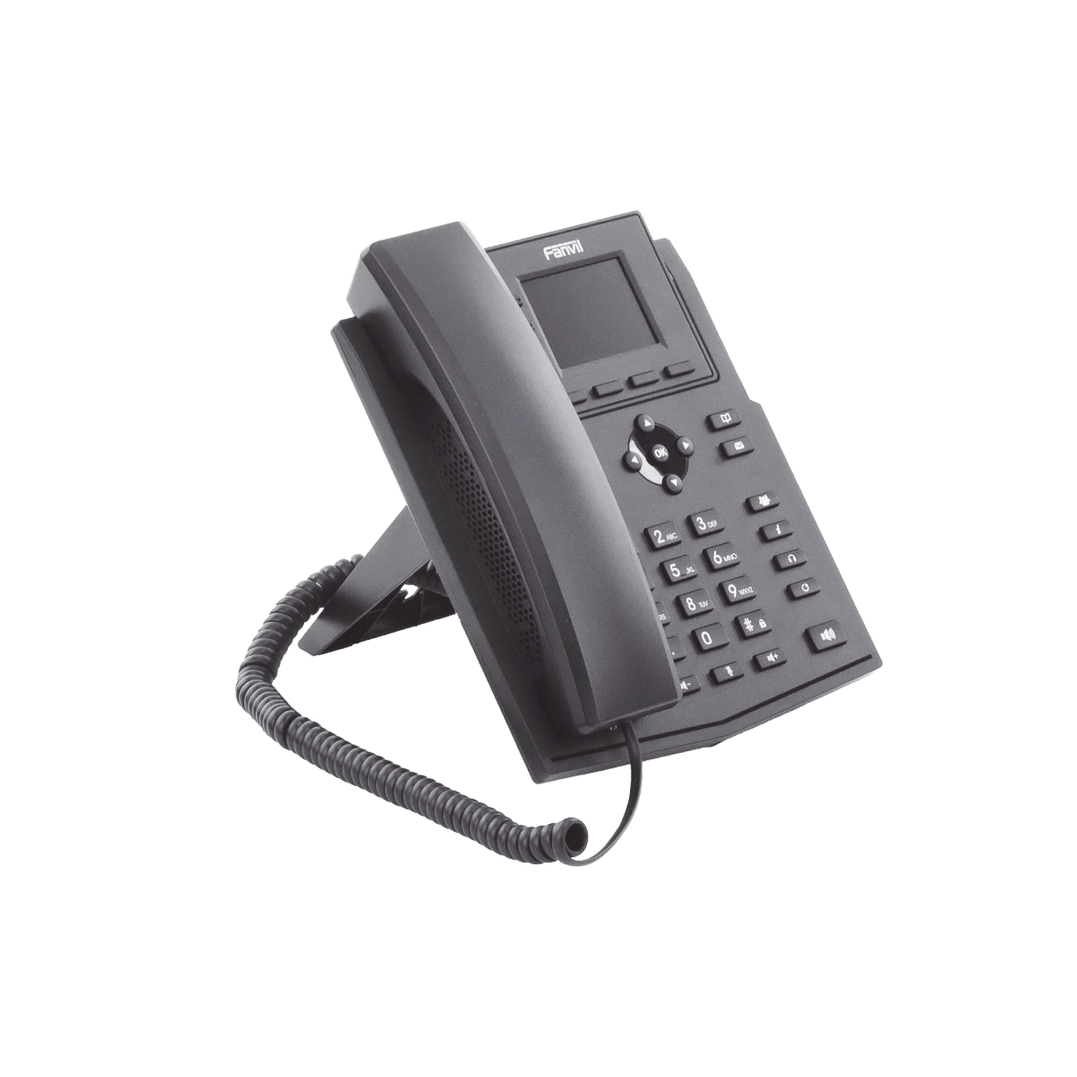 Teléfonos IPFANVILX303WTeléfono IP Wi - Fi 4 Líneas SIP Pantalla Color 2.4" Opus PoE Conferencia 3 Vías Fanvil X303W - SILYMX