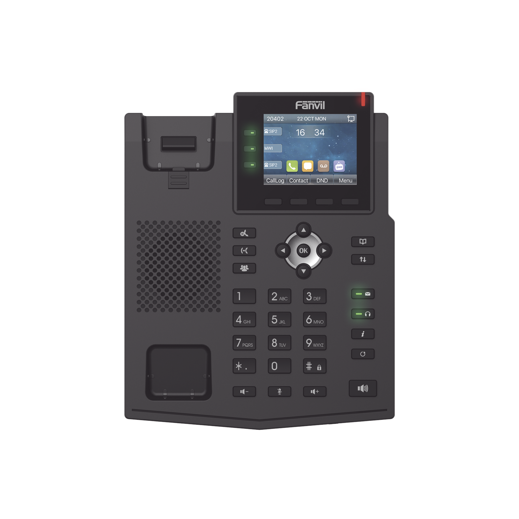 Teléfono IP Empresarial 6 Líneas SIP Pantalla Color 2.8 Pulgadas Puertos Gigabit PoE Conferencia de 3 Vías FANVIL - Imagen 1