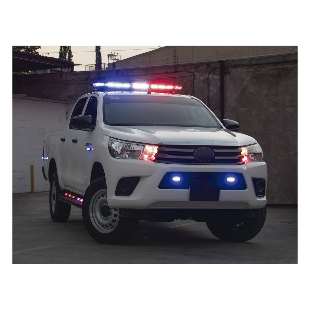 Barra de Luces LED / 47" (119.4 cm) / 88 LED Hyperlux / Rojo/Azul/Ámbar / Control de Tráfico / IP65 / 10-14.8V DC EPCOM INDUSTRIAL SIGNALING - Imagen 7