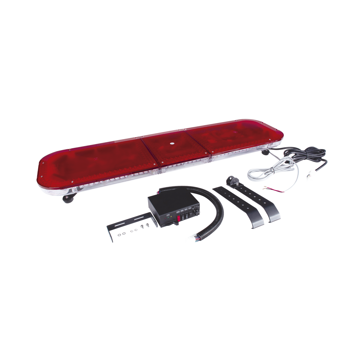 Barra de luces LED de 47" con 86 LED de alta potencia, color rojo, ideal para equipar ambulancias y unidades de bomberos EPCOM INDUSTRIAL SIGNALING - Imagen 5