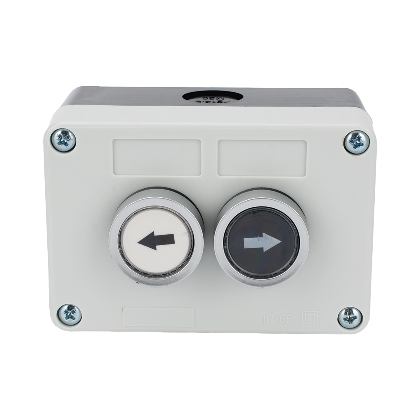 Botonera Doble ACCESSPRO XBS-SW-22 · Control para Barreras Vehiculares · Contactos NO · 24VDC · IP40 - Imagen 1