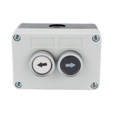 Botonera Doble ACCESSPRO XBS-SW-22 · Control para Barreras Vehiculares · Contactos NO · 24VDC · IP40 - Imagen 1