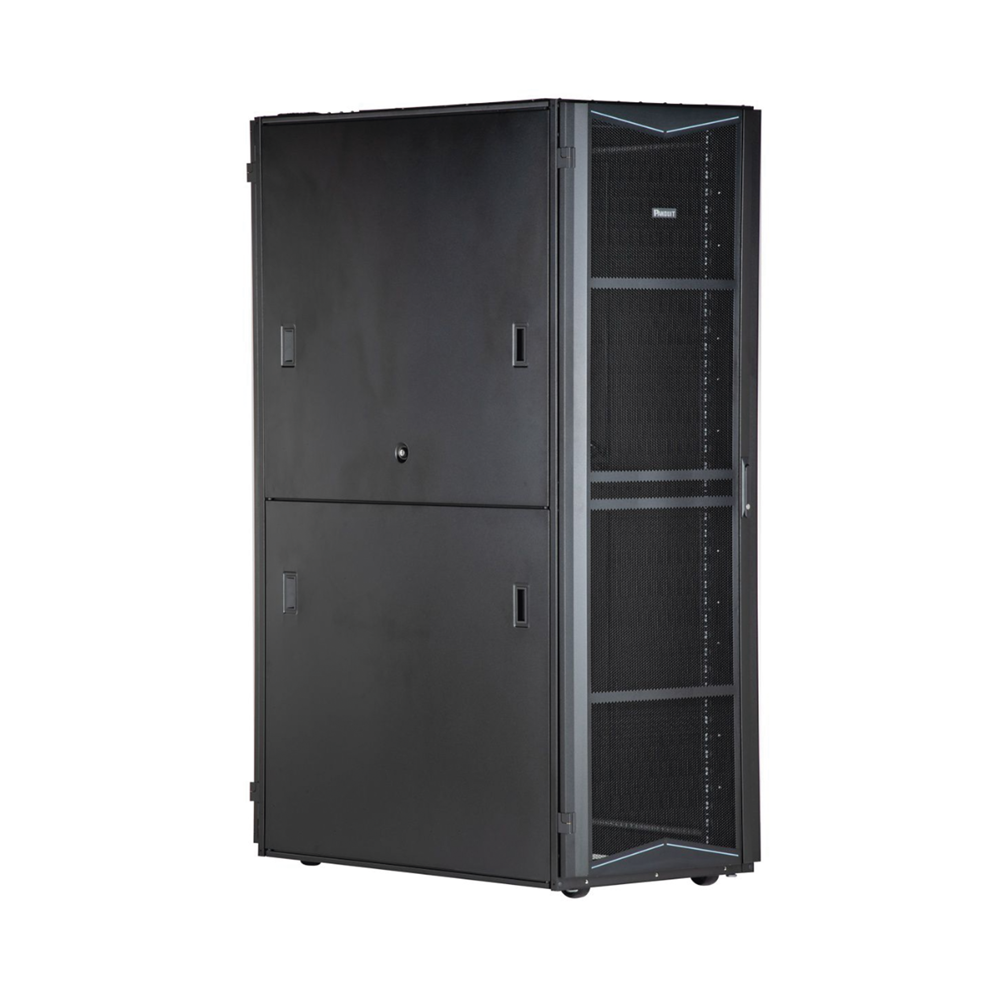 Gabinete FlexFusion para Centros de Datos, 45 UR, 600 mm de Ancho, 1070 mm de Profundidad, Fabricado en Acero, Color Negro PANDUIT - Imagen 2