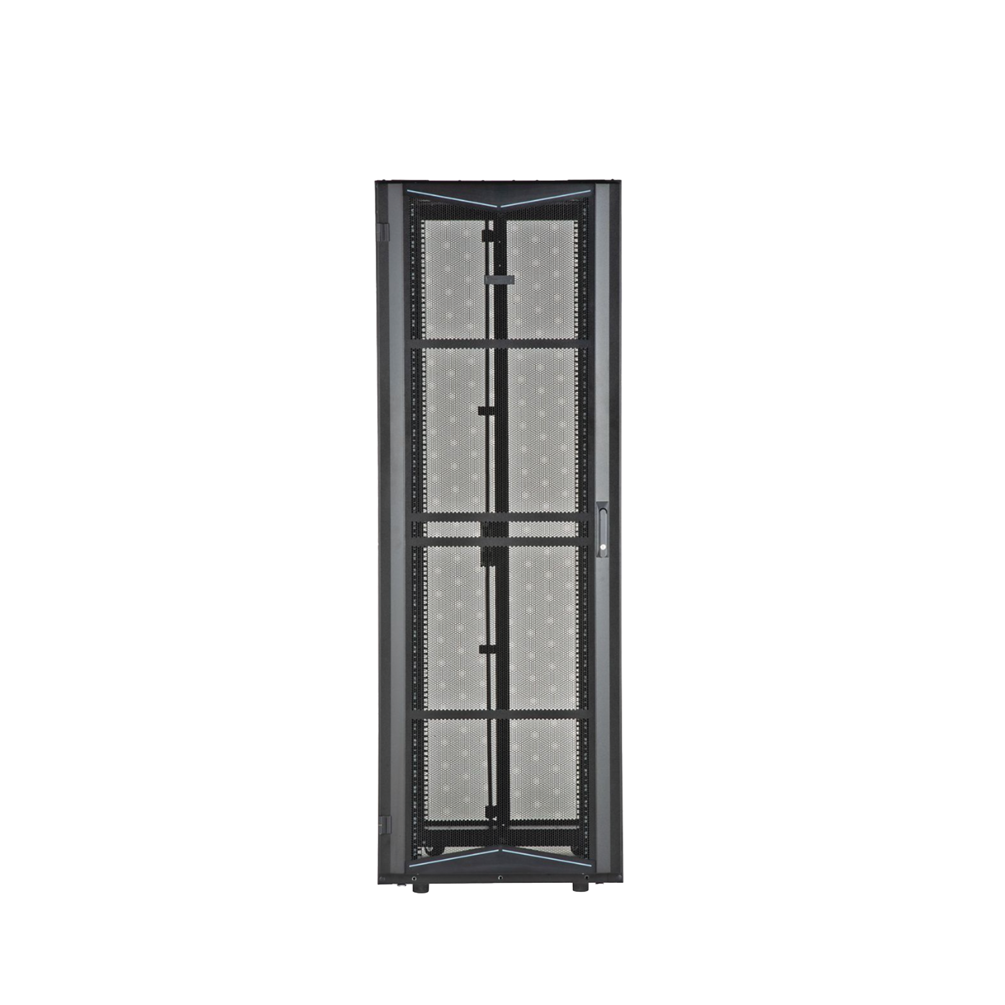 Gabinete FlexFusion para Centros de Datos, 42 UR, 800 mm de Ancho, 1200 mm de Profundidad, Fabricado en Acero, Color Negro PANDUIT - Imagen 1