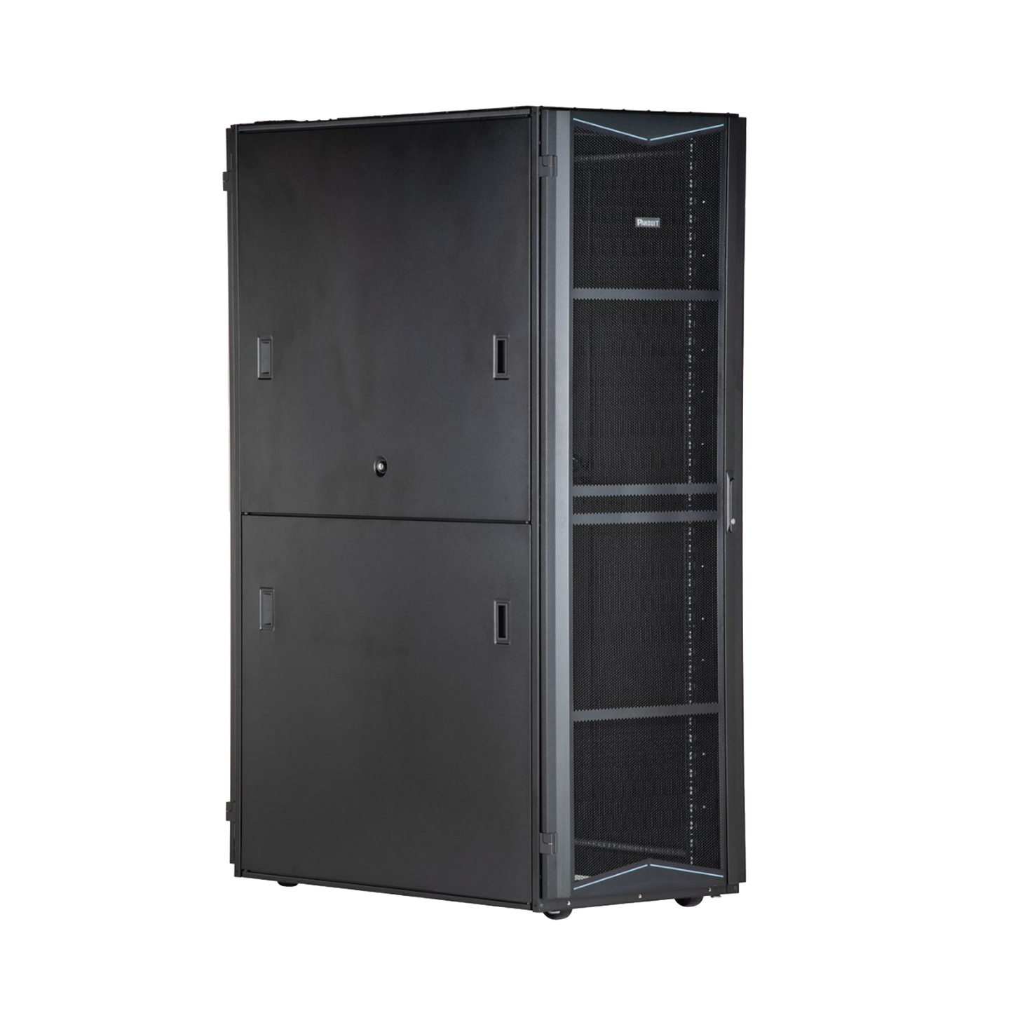 Gabinete FlexFusion para Centros de Datos, 42 UR, 800 mm de Ancho, 1200 mm de Profundidad, Fabricado en Acero, Color Negro PANDUIT - Imagen 2