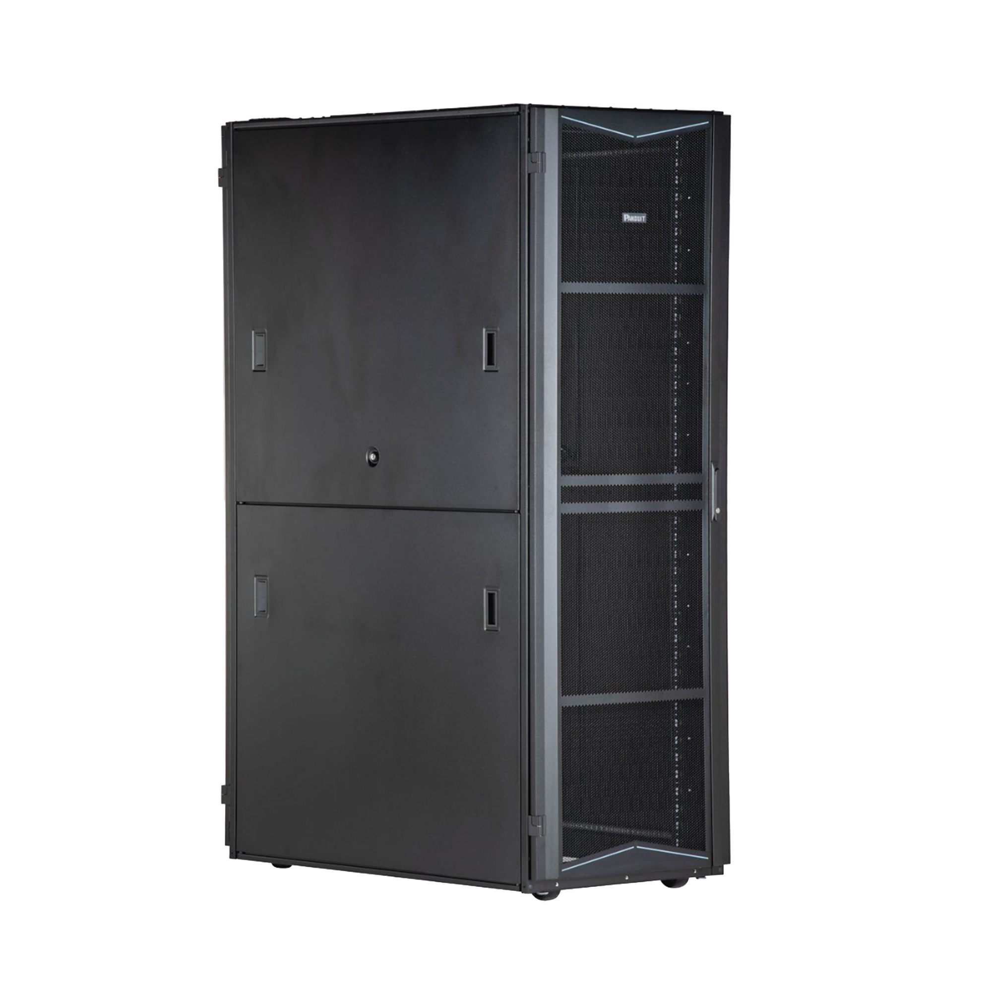 Gabinete FlexFusion para Centros de Datos, 42 UR, 800 mm de Ancho, 1200 mm de Profundidad, Fabricado en Acero, Color Negro PANDUIT - Imagen 2