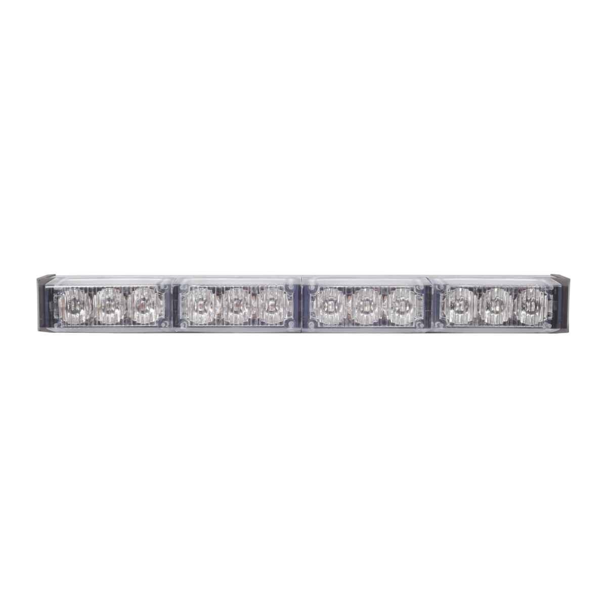 Barra de Luz de Advertencia / 4 Módulos Ámbar / LED Gen III / 11 Patrones de Destello / 10-16 VCC / 3 A Máx. / 31.5 cm EPCOM INDUSTRIAL SIGNALING - Imagen 2