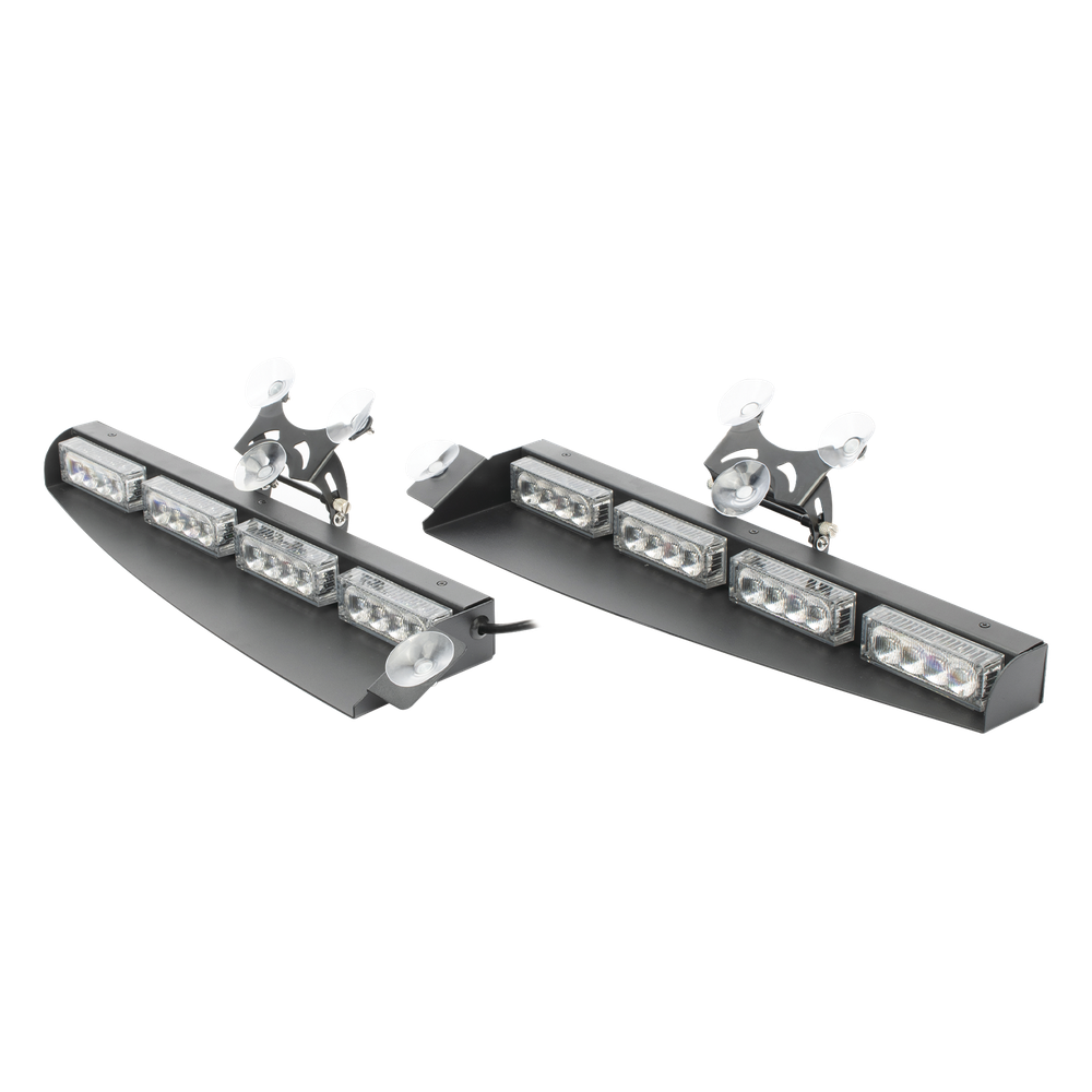 Luz de Visera LED / 32 LEDs de 3W / 22 Patrones Configurables / 96W / 12 VCC / Interior Rojo/Azul EPCOM INDUSTRIAL SIGNALING - Imagen 1