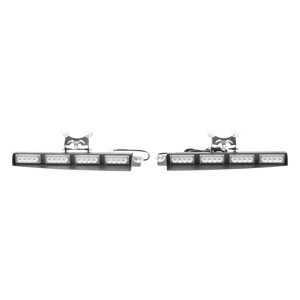 Luz de Visera LED / 32 LEDs de 3W / 22 Patrones Configurables / 96W / 12 VCC / Interior Rojo/Azul EPCOM INDUSTRIAL SIGNALING - Imagen 2