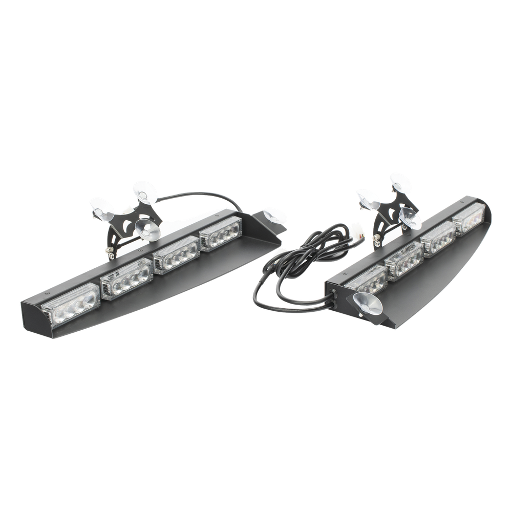 Luz de Visera LED / 32 LEDs de 3W / 22 Patrones Configurables / 96W / 12 VCC / Interior Rojo/Azul EPCOM INDUSTRIAL SIGNALING - Imagen 3