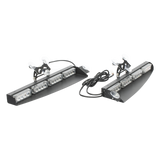 Luz de Visera LED / 32 LEDs de 3W / 22 Patrones Configurables / 96W / 12 VCC / Interior Rojo/Azul EPCOM INDUSTRIAL SIGNALING - Imagen 3