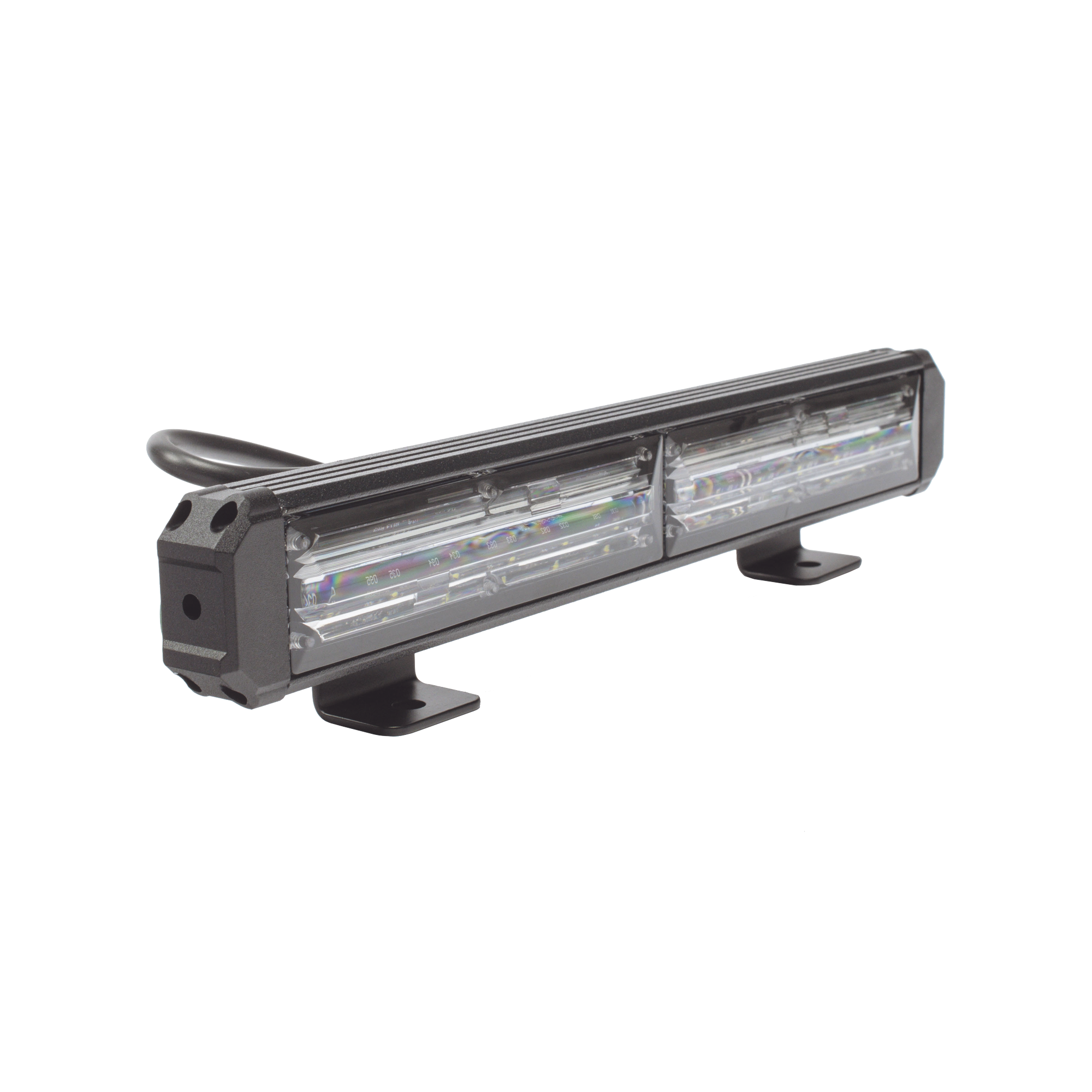 Barra de Luz de Advertencia, 2 Modulos de 6 LED, 11 Pulgadas Rojo / Azul EPCOM INDUSTRIAL SIGNALING - Imagen 1