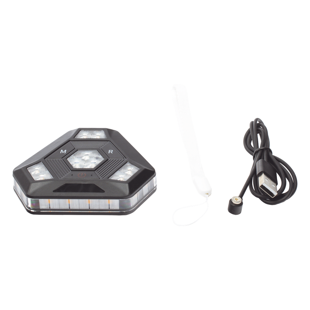 Luz Auxiliar Ámbar Ultra Brillante Para Automóviles, Motocicletas y Bicicletas Con Montaje Magnético XLTE1985A EPCOM INDUSTRIAL SIGNALING - Imagen 8