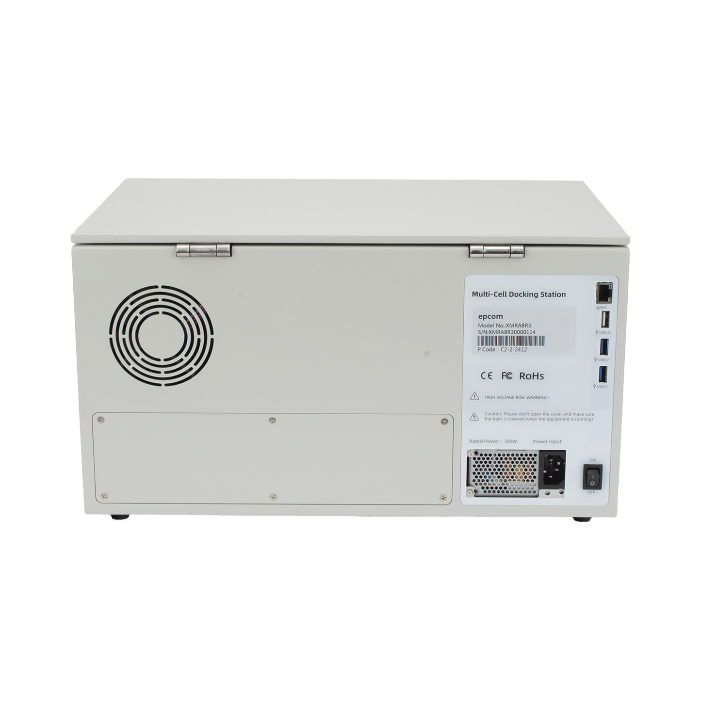 Estación de Descarga para Body Cam / 8 Puertos / Pantalla Táctil 10 Pulgadas / Ethernet 1000 Mbps / Almacenamiento 36 TB / Android Integrado EPCOM - Imagen 3