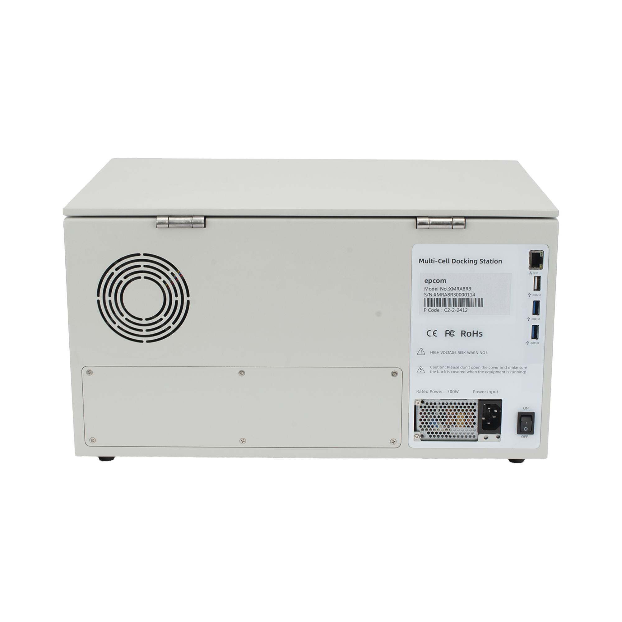 Estación de Descarga para Body Cam / 8 Puertos / Pantalla Táctil 10 Pulgadas / Ethernet 1000 Mbps / Almacenamiento 36 TB / Android Integrado EPCOM - Imagen 3