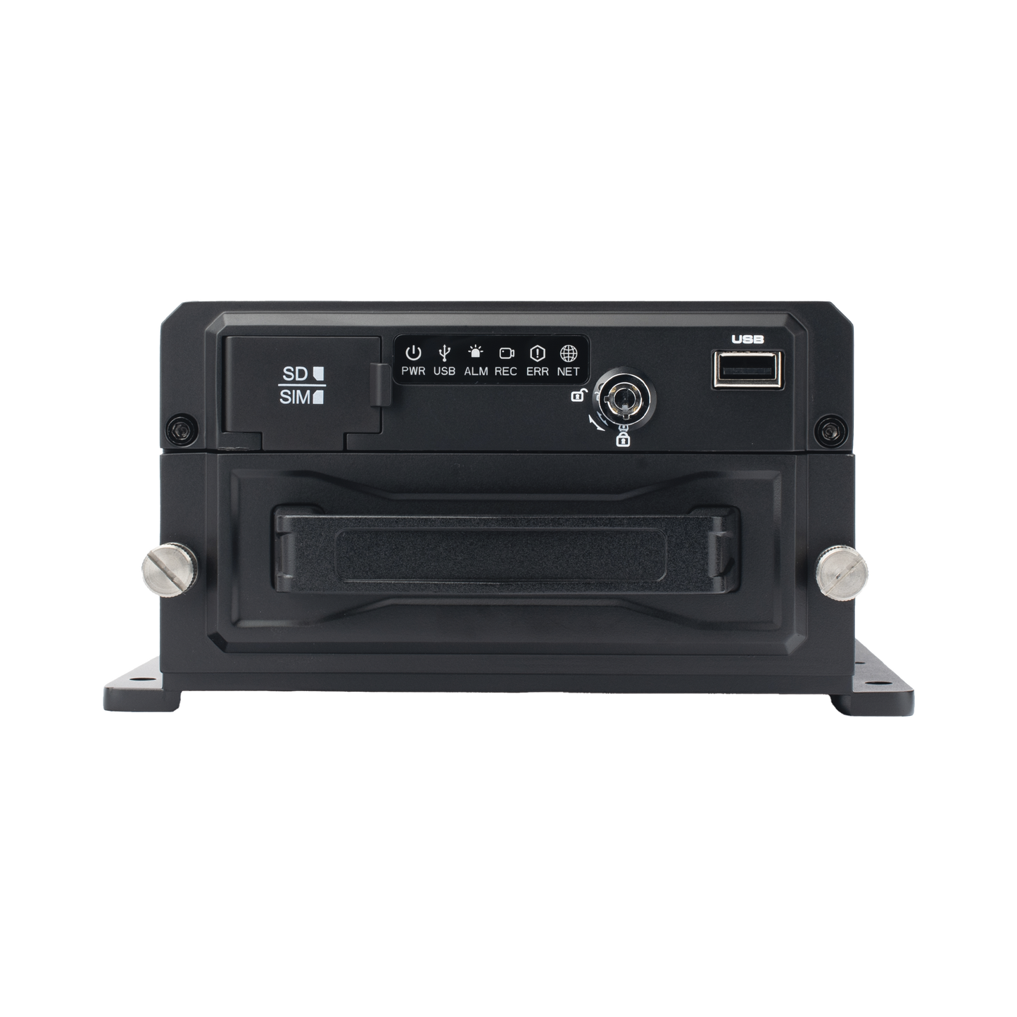DVR Móvil Multiplataforma 4 Canales AHD 2 Megapixel + 4 canales IP Almacenamiento en HDD H.265 Soporta 4G WiFi GPS XMRX3NPRO STREAMAX - Imagen 1