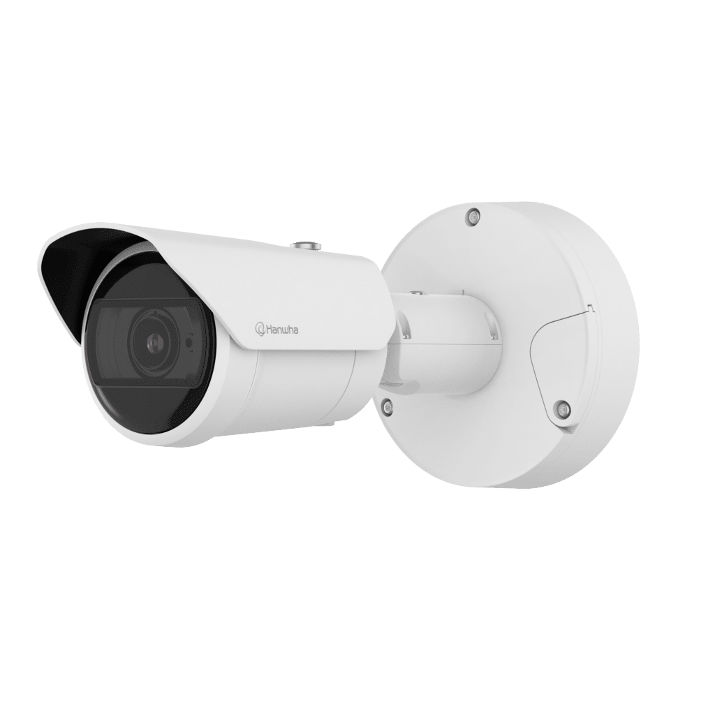 Camaras IP BalaHANWHA VISIONXNO-A9084RCámara Bullet IP 8MP Zoom Varifocal Motorizado 4.4 - 9.3mm IR 40m PoE WDR 120dB Hanwha Vision XNO - A9084R - SILYMX