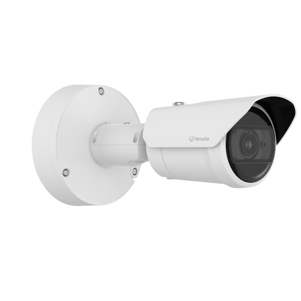 Camaras IP BalaHANWHA VISIONXNO-A9084RCámara Bullet IP 8MP Zoom Varifocal Motorizado 4.4 - 9.3mm IR 40m PoE WDR 120dB Hanwha Vision XNO - A9084R - SILYMX