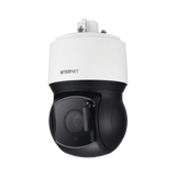 Domo IP PTZ 2MP Antivandálico / 40X Zoom Óptico / IR 200m / WDR 150DB / Auto Tracking / Video Analíticos / H.265 & WiseStream II / con Wiper HANWHA VISION - Imagen 1