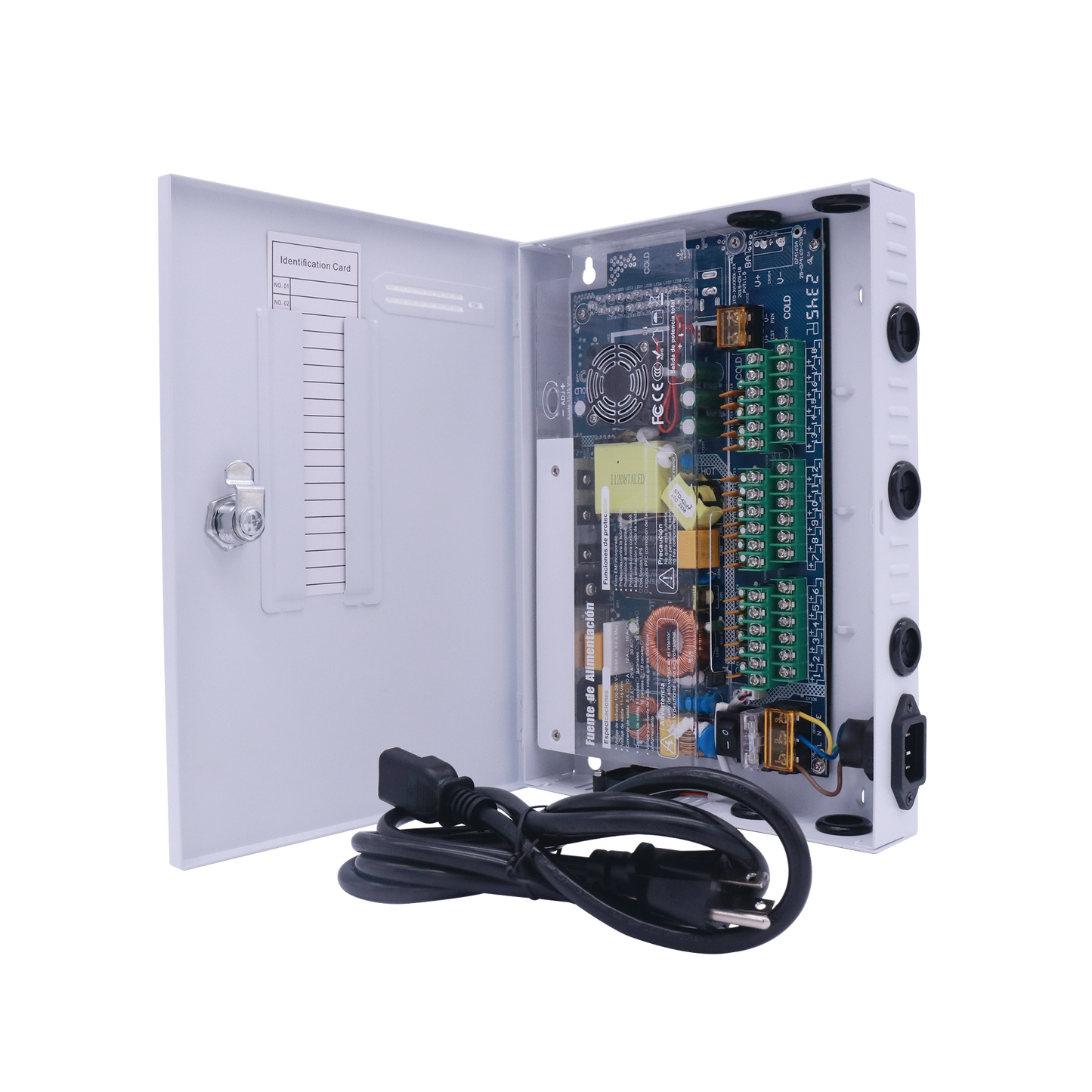 Fuente PREMIUM / 11-15 V / 18 canales / 20 A / Alta tecnología en seguridad / Doble ventilador / Hasta 1.8 Amperes por Salida / Filtro de ruido por canal / Diseño de alta gama. EPCOM POWERLINE - Imagen 2