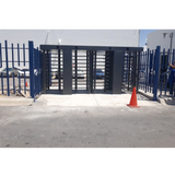 Torniquete Doble / Cuerpo Completo / Interior/Exterior / 100% Acero con Pintura Gris / EJE CENTRAL con Pintura Gris / Acabado de Lujo / Alto Tráfico ACCESSPRO - Imagen 6
