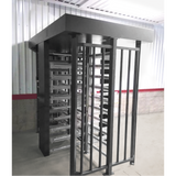 Torniquete Doble / Cuerpo Completo / Interior/Exterior / 100% Acero con Pintura Gris / EJE CENTRAL de Acero Inoxidable / Acabado de Lujo / Alto Tráfico ACCESSPRO - Imagen 4