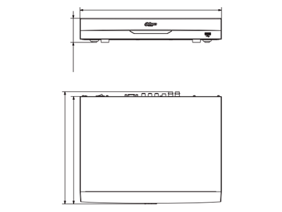 Video Grabadora De Vigilancia Dahua De 4 Canales 127v  DH-XVR5104HE-I3 - SILYMX