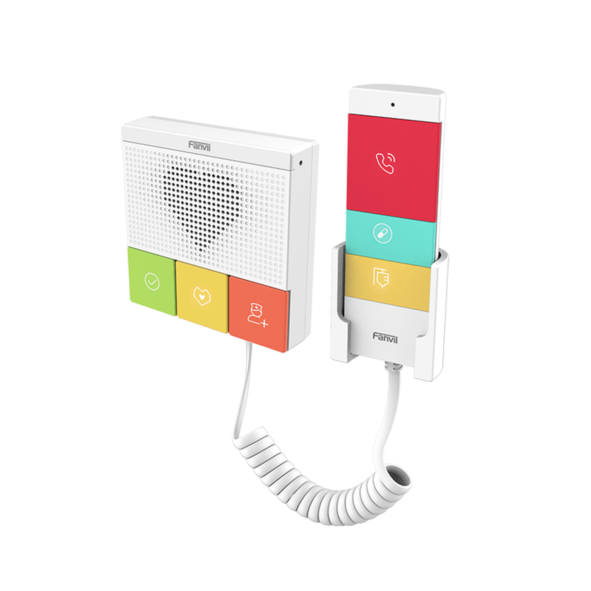Videoporteros e InterfonosFANVILY501YIntercomunicador SIP 6 Botones Antibacterial Hospital Asilos Relevador Fanvil Y501Y - SILYMX