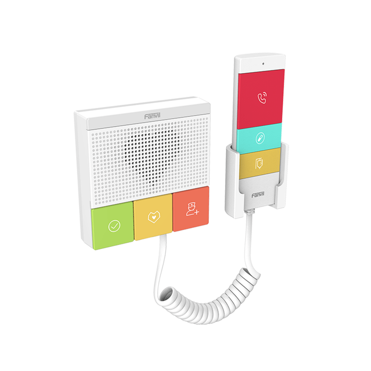 Videoporteros e InterfonosFANVILY501YIntercomunicador SIP 6 Botones Antibacterial Hospital Asilos Relevador Fanvil Y501Y - SILYMX