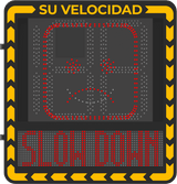 Display LED para Control de Velocidad / Alcance Visual 100 m (328 ft) / Indicación por Código de Colores / IP66 / Wi-Fi y Ethernet / Radar Compatible HIKVISION - Imagen 4